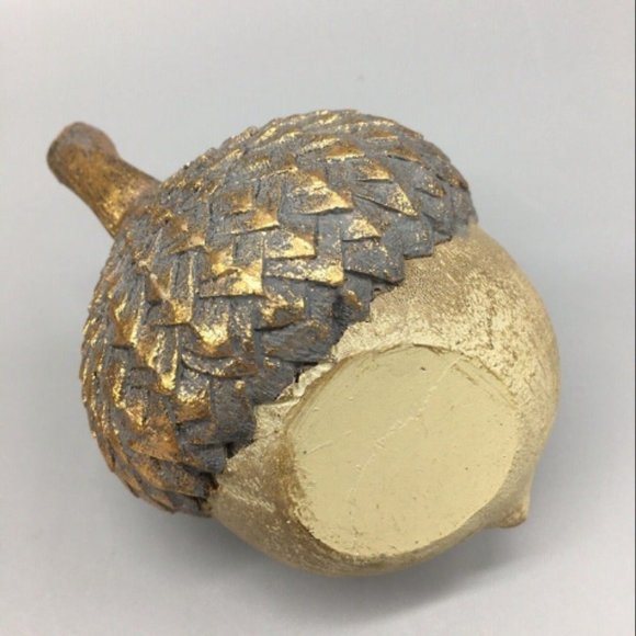 4pc Martha Stewart Acorn Set Autumn Fall Table Top Decor Thanksgiving 4" NEW - Picture 2 of 5